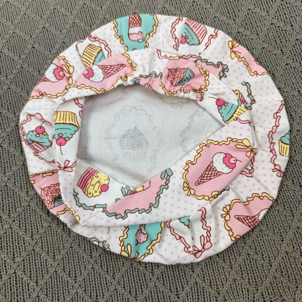 Colorful Cupcake & Ice Cream Pattern Kids Chefs Hat - Picture 2 of 5
